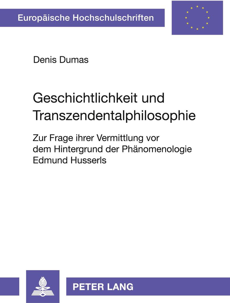 Geschichtlichkeit und Transzendentalphilosophie