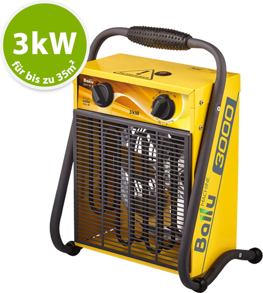 Ballu Elektro-Heizlüfter M-3 / 3000Watt Elektroheizung Produktbild 1