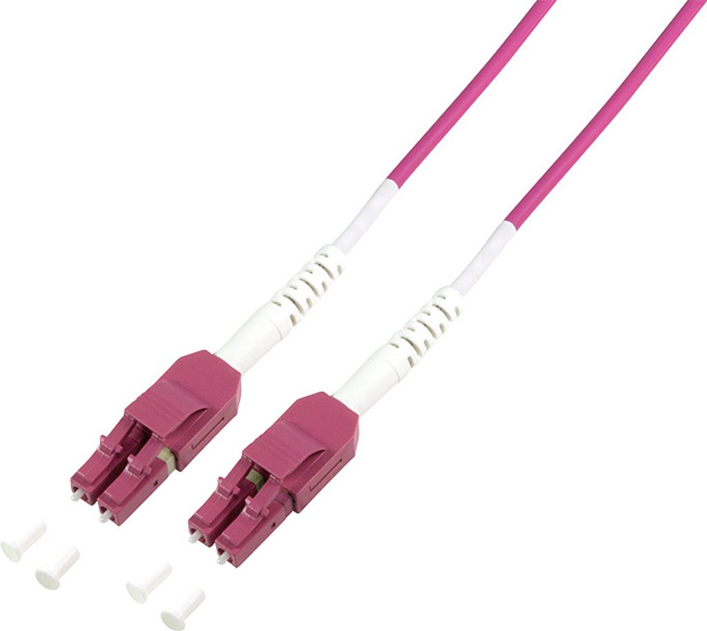 LogiLink Uniboot LWL Patchkabel 2x LC-Duplex OM4 3,0 m