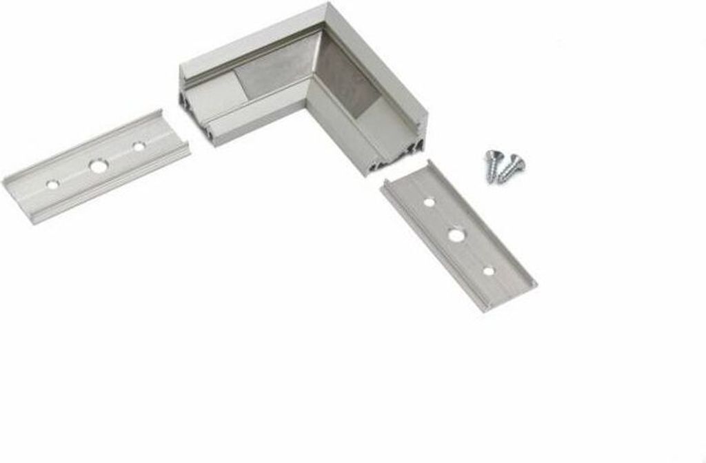 90° Ecke für Aufbau-Eckprofil 30° Alu-eloxiert Produktbild 