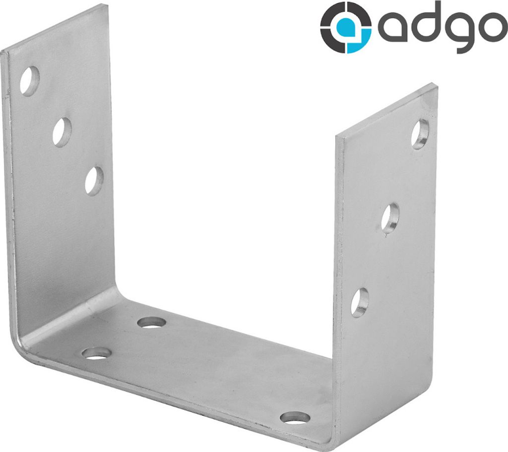 ADGO® Pfostensockel VERSCHRAUBTE HALTERUNG U Mastfuß 150mm Produktbild 