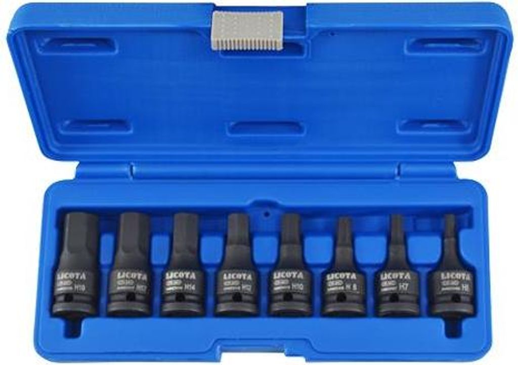 1/2 Zoll Schlagschrauber Nuss Satz 8-teilig Cr-Mo M5-M18