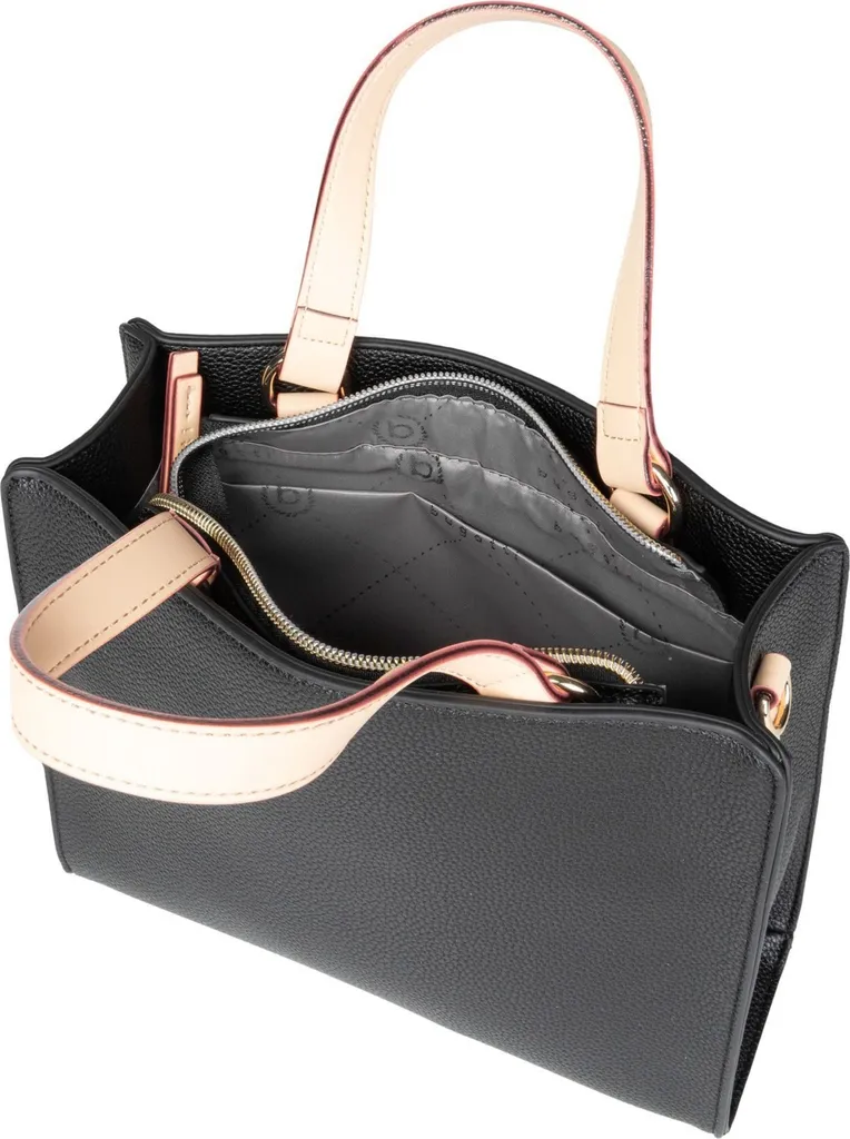 bugatti Borsa Ella Mini Black - Mini Shopper Donna Tracolla Nero - 16