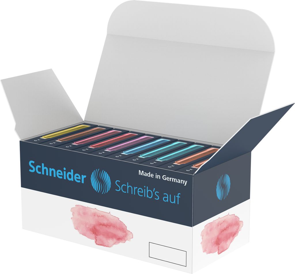 Tintenpatronen & Tintengläser für Füller - Schneider Schreibgeräte Tintenpatronen & Tintengläser für Füller - Schneider Schreibgeräte