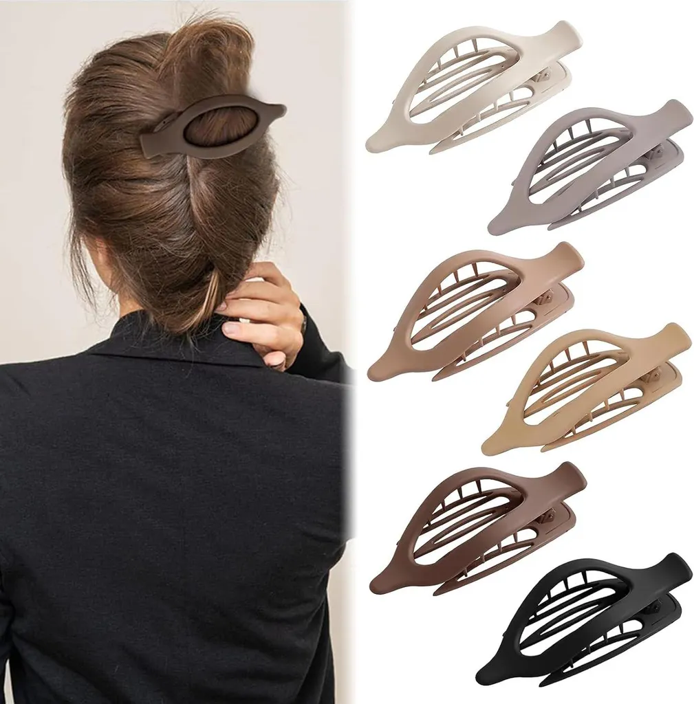 Pinces à cheveux anti-glisse pour tenue parfaite du chignon - Pack 6 - 2