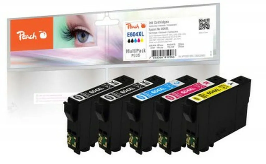 Pack de 4 cartouches d'encre haute capacité 604XL pour imprimante Epson