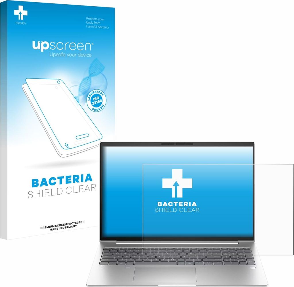 upscreen Schutzfolie für HP EliteBook 6 G1i 16 Displayschutz Displayschutzfolie Folie Klar antibakteriell