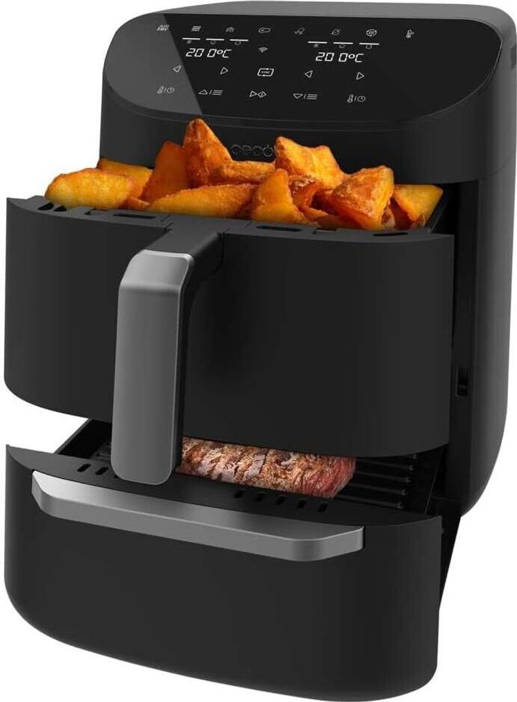Ofen und Grill 11 L Cecofry FoodCourt 11000 Connected C.1850 W, 3-in-1-Design, Synchronisation, 8 voreingestellte Garprogramme, APP Wifi, 40 bis 23...