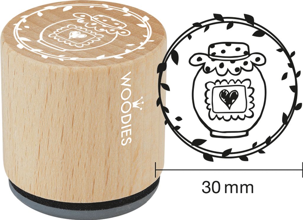 COLOP Motiv-Stempel Woodies Handmade "Marmeladenglas"