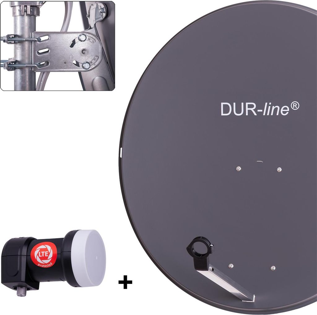 DUR-line MDA 90 A + +Ultra Single LNB 1 TN LNB Set Produktbild 