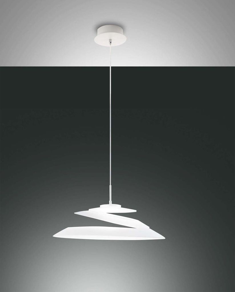 Fabas Luce Aragon LED Glas-Pendelleuchte