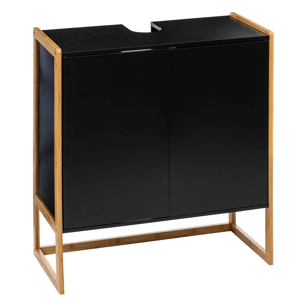 5 five simply smart 5five - credenza Stretta a 3 Livelli Black Bamboo