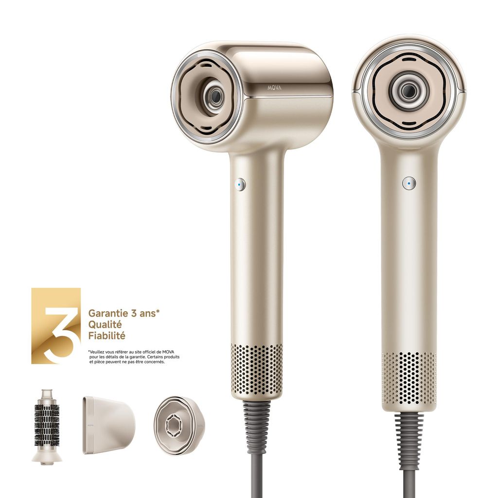 MOVA SHINE 20 Sèche-cheveux Doré – Technologie Image du produit 