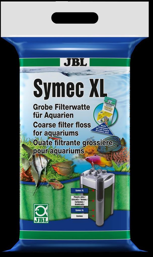 JBL Symec XL Filterwatte 250g grün