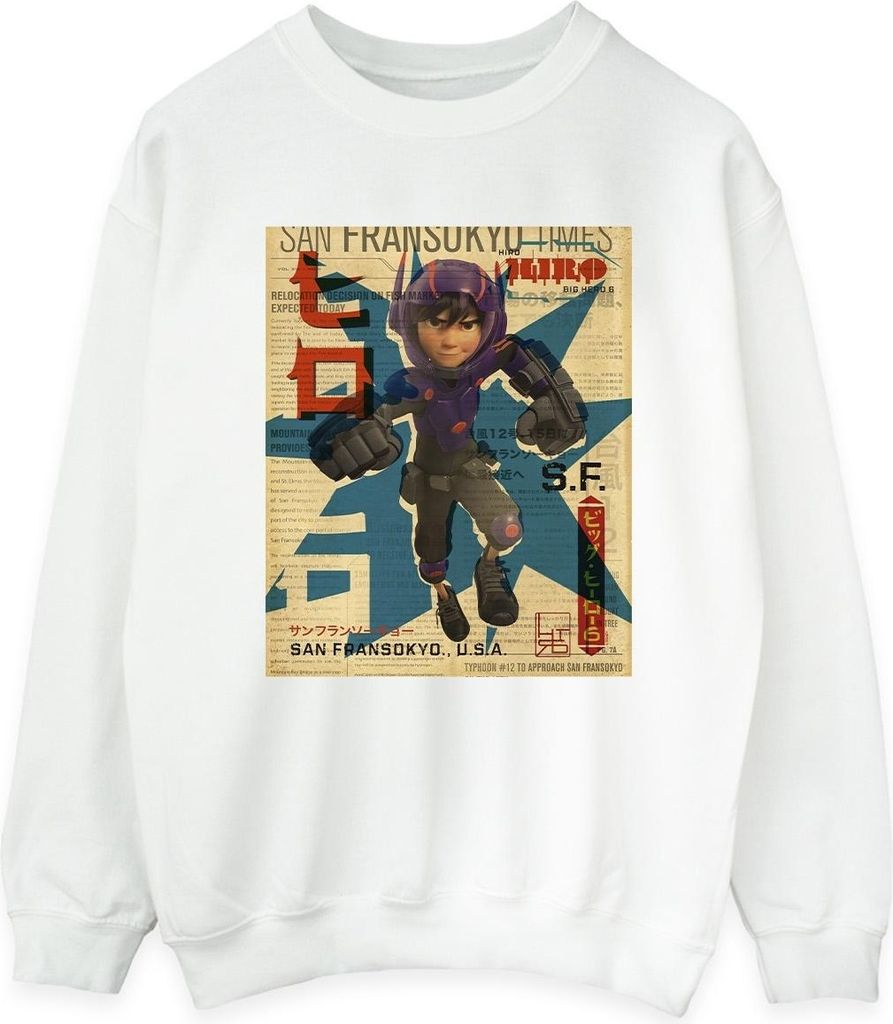 Disney - "Big Hero 6" Sweatshirt für Damen BI11434 (XL) (Weiß)