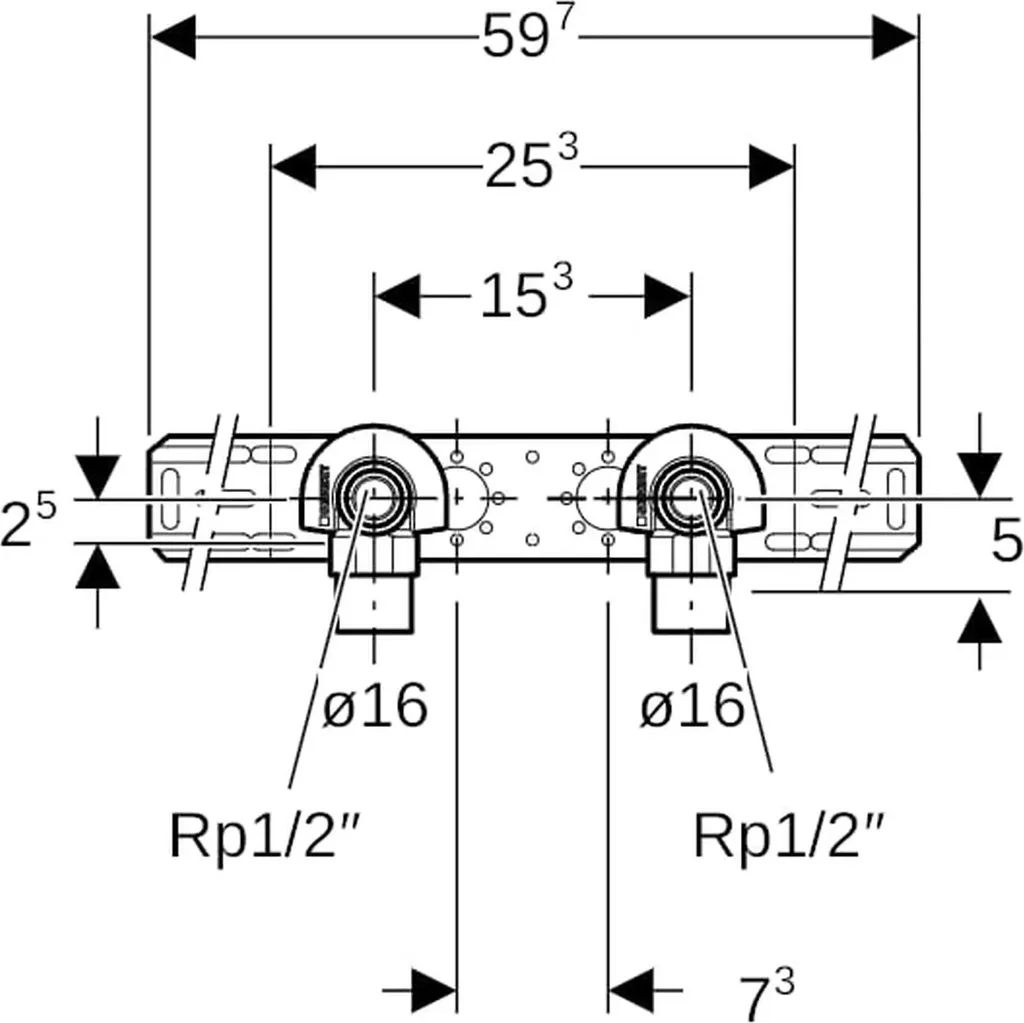Raccordo Doppio Geberit Mepla Isolato d16 1/2 - Offerta E-commerce - 5