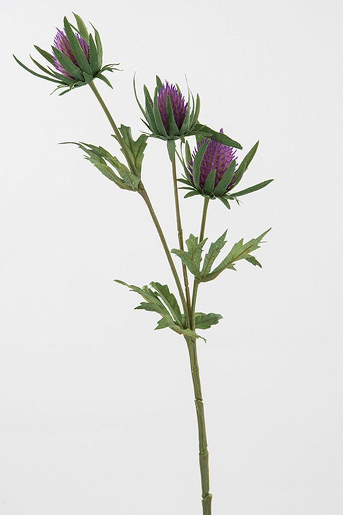 Fink DISTEL, Kunstblume, Kunstfasern, lila, H. 44 cm 185095