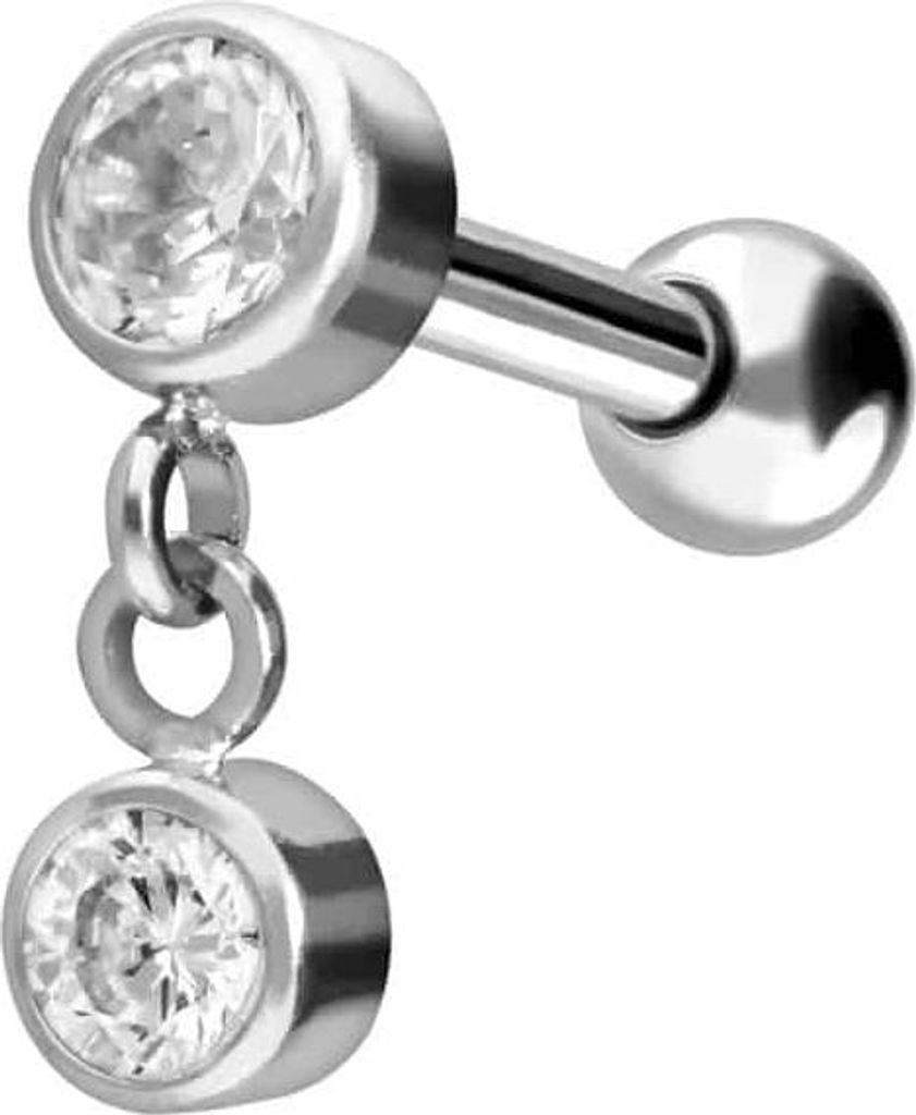 Ohrpiercing Titan Ohrpiercing 2 KRISTALLE