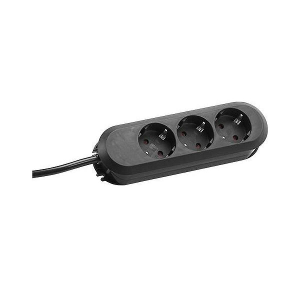 BACHMANN SMART Steckdosenleiste 3x Schutzkontakt, schwarz, Produktbild 
