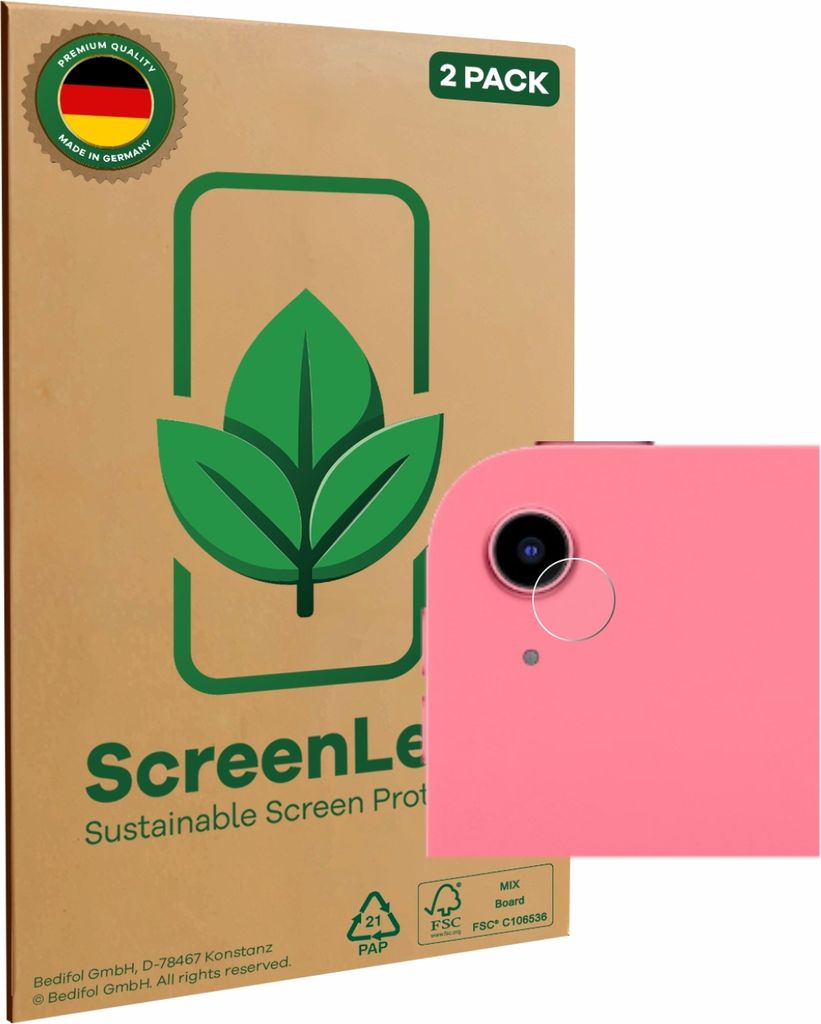 2x ScreenLeaf Schutzfolie für Apple iPad A16 11" WiFi 2025 Produktbild 