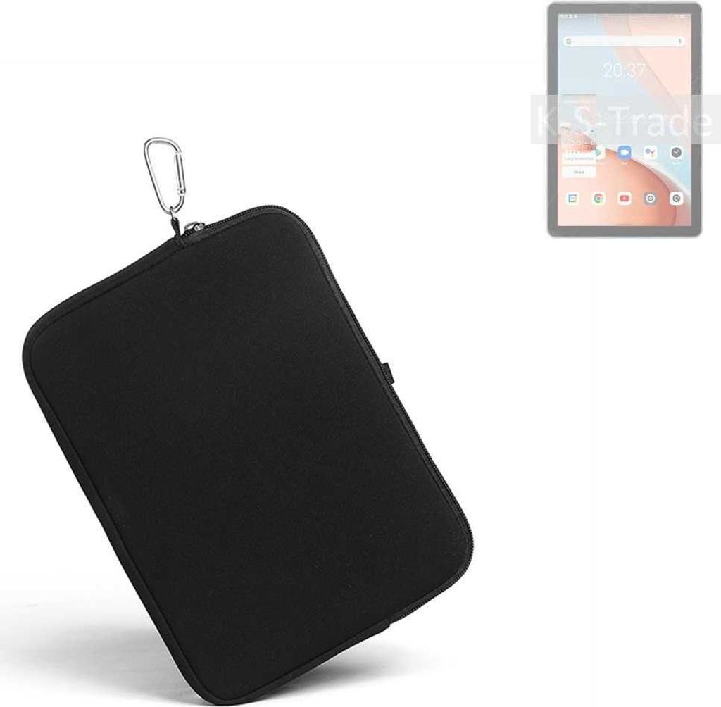 K-S-Trade Neopren Hülle kompatibel mit Blackview Tab 7 Wi-Fi Schutz Hülle Neoprenhülle Tablet-Hülle Tabletcase Tablet Schutz Gürtel Tasche Case