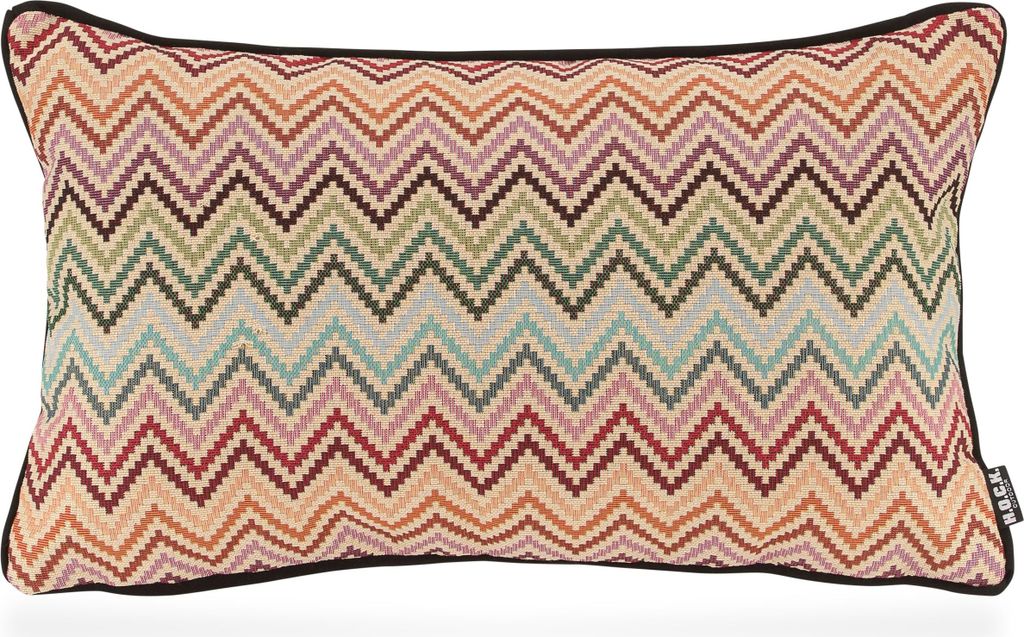 H.O.C.K. Maribel Outdoor Kissen mit Keder 50x30cm col. 1 multi Zick-Zack sun boho