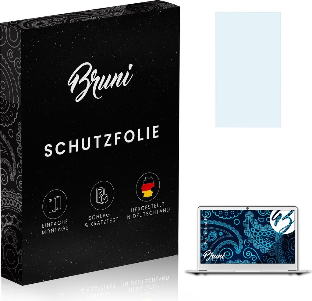 atFoliX 4061187809783, Laptop Bildschirmschutz, Transparent, Teclast, F7, Klare Bildschirmschutzfolie, Kratzresistent
