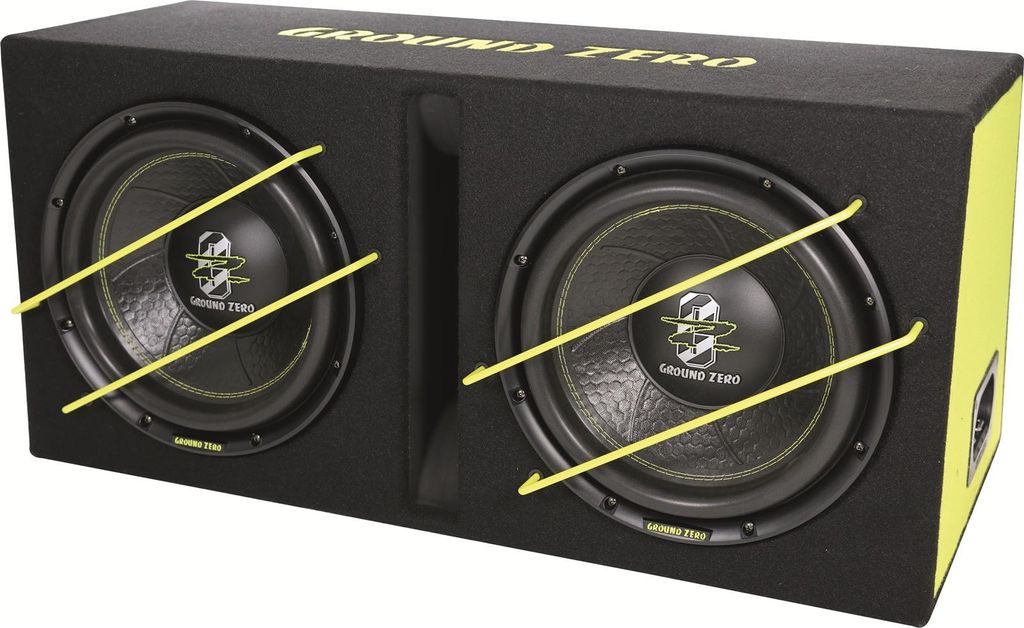 Ground Zero GZIB 2.12SPL - 2x 30 cm basreflexový subwoofer Obrázok produktu 