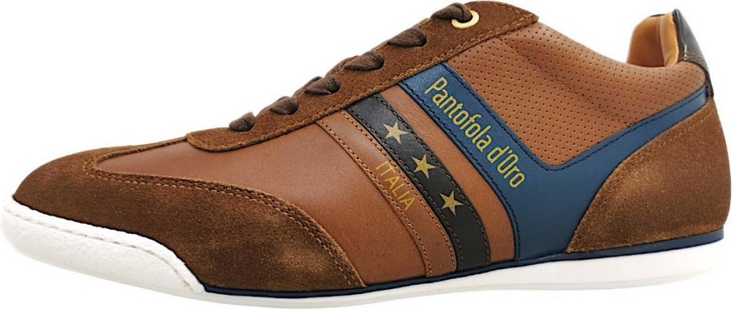 Pantofola d`oro Vasto Low sportlicher Schnürer Braun in Gr. 40