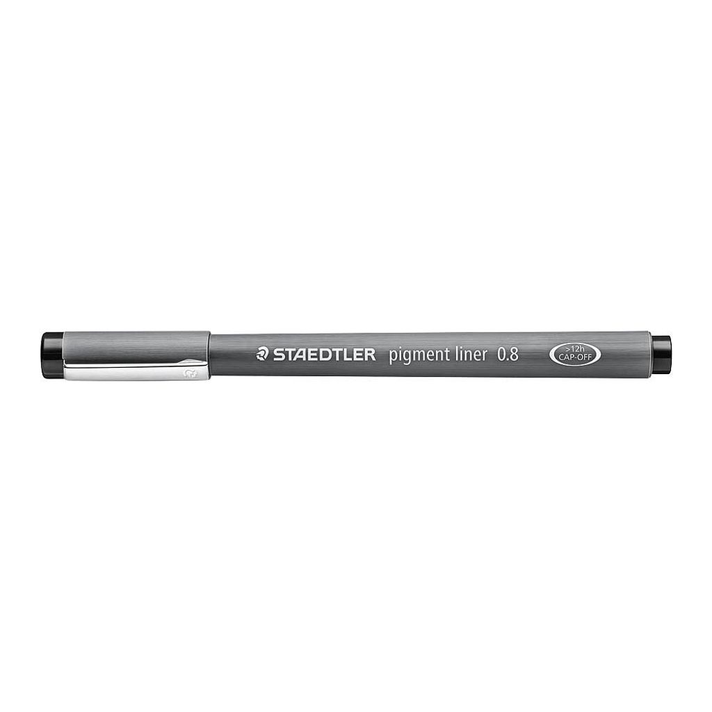 STAEDTLER pigment liner 0,8mm schwarz 10 Stück