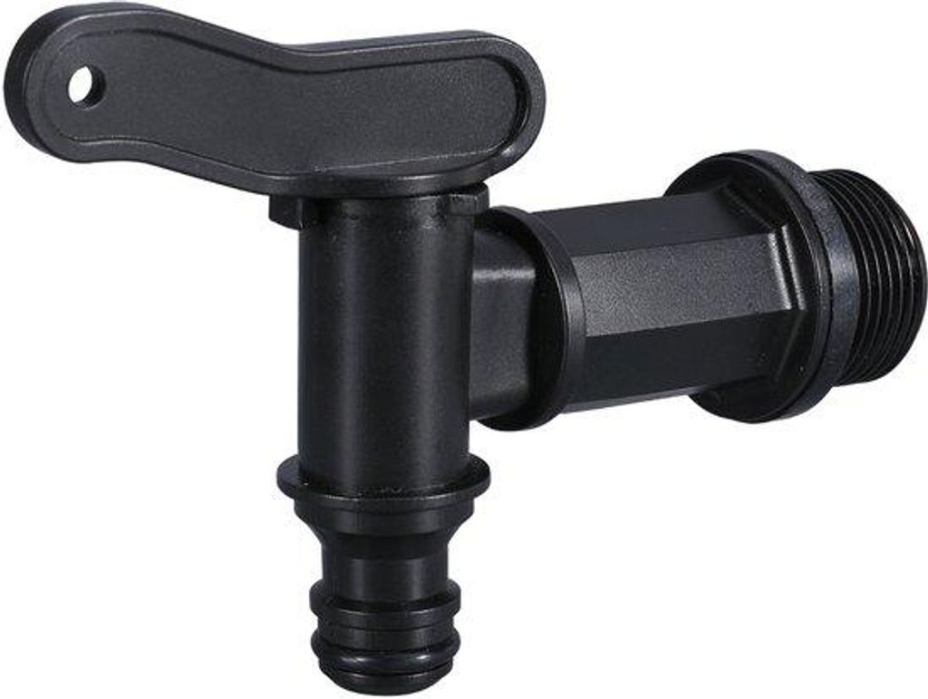 Kunststof regenwaterspuit 3/4" mit O-Ring und Dichtband