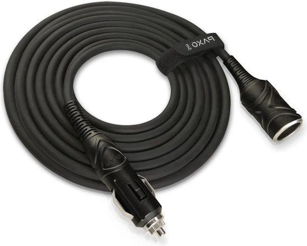 Câble 12V 5m anti-nœud avec velcro pour dépannage et démarrage 15A