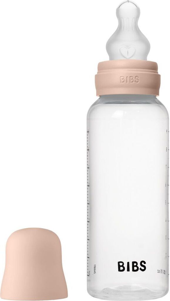 Bibs PP-Flasche Baby Bottle Round 270 ml + Silikon