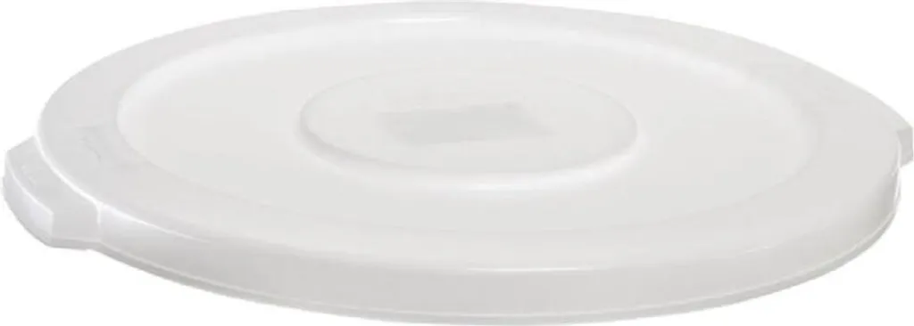 Couvercle de Remplacement Rond Rubbermaid Noir en Plastique Renforcé