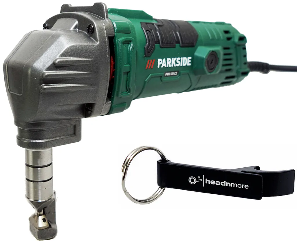 Grignoteuse de métal Parkside 550W PMK 550 C2 - Outil découpe tôle