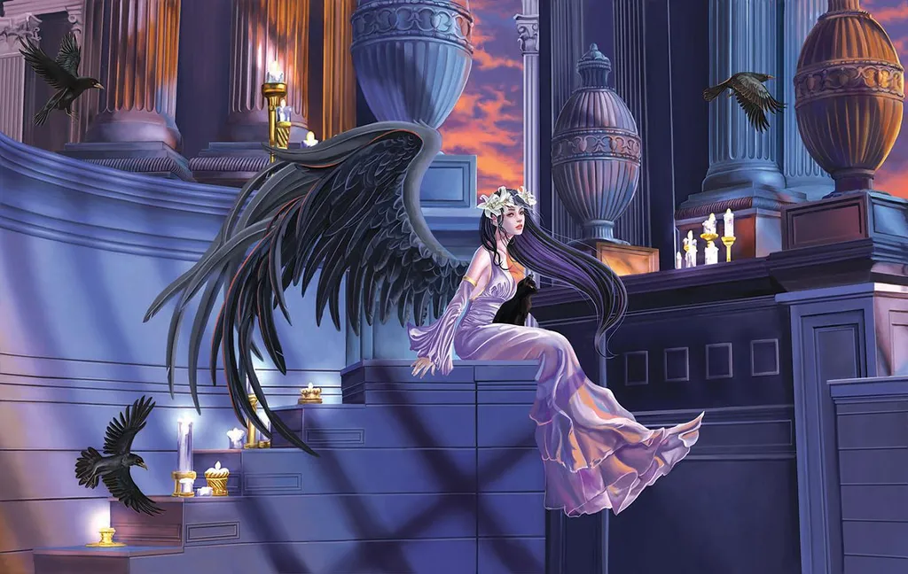 Puzzle 550 pièces Onyx Angel SunsOut - Jeu de puzzle fantastique
