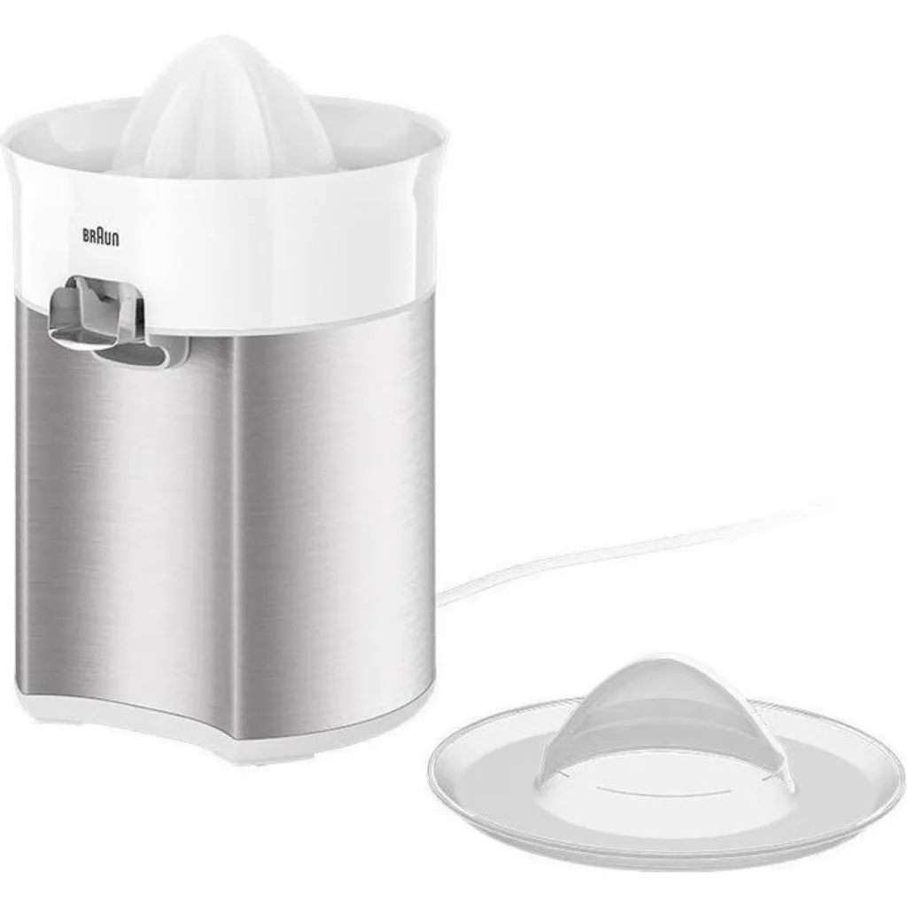 Presse-agrumes Braun 60W idéal pour un jus d'orange frais chaque matin