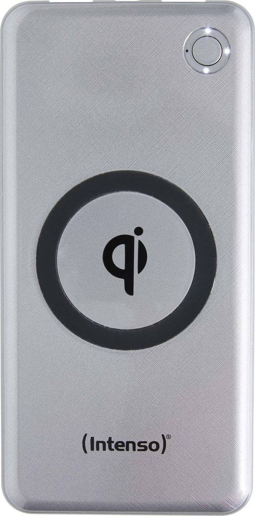 Intenso Powerbank WPD10000 silber inkl. Wireless Charger Produktbild 1