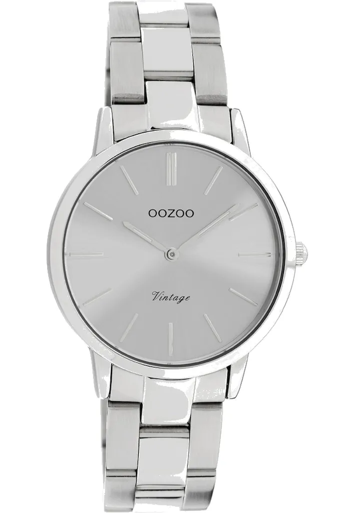 Oozoo Montre Femme C20039 Silver - Montre en Acier Argenté Élégante