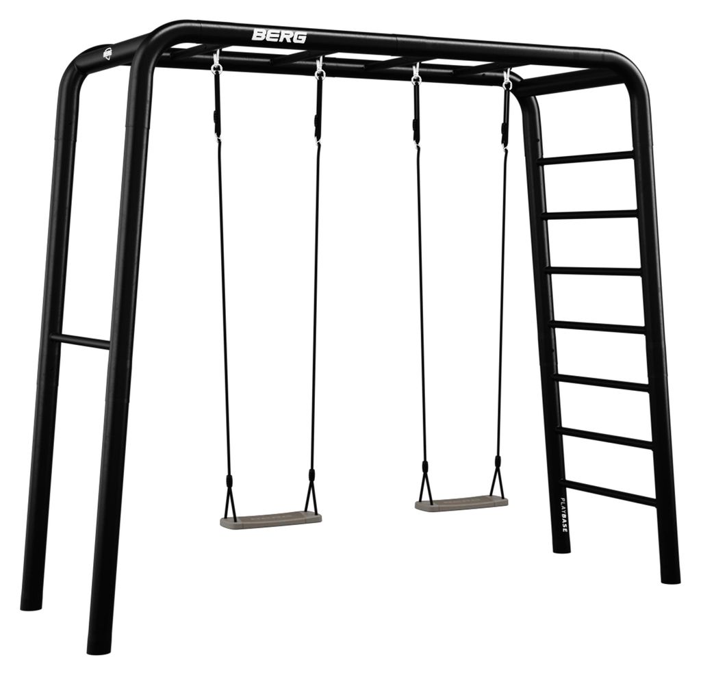 BERG PlayBase Medium Spiel- und Trainingsrahmen, 285 x 100 x 245 cm, schwarz