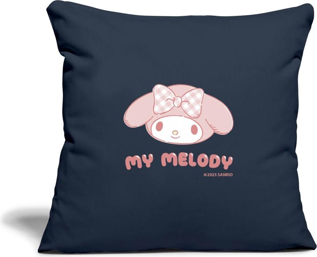 Spreadshirt My Melody Portrait Kissenbezug 45x45 cm, One size, Navy