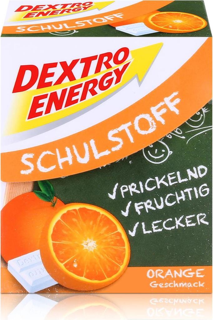 Dextro Energy Schulstoff dextrose goût orange 50g (1 Image du produit 