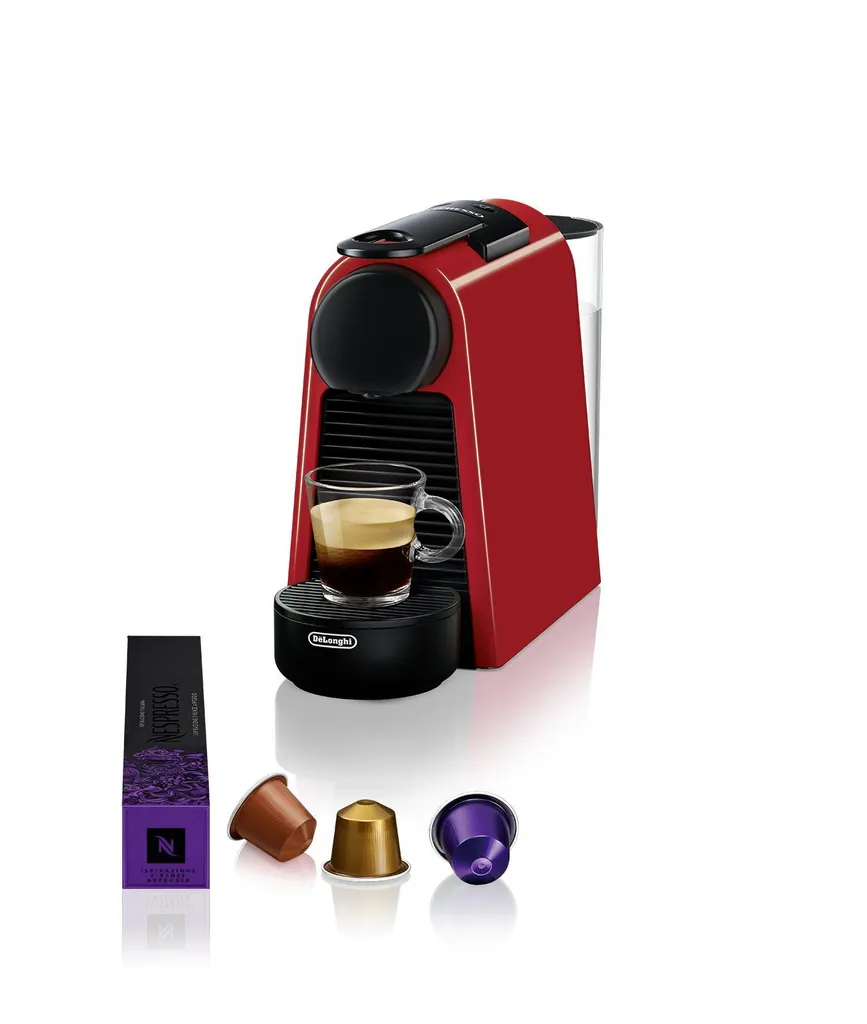 Nespresso De'Longhi Essenza Mini EN85.R Rosso | Espresso Bar 19 Bar