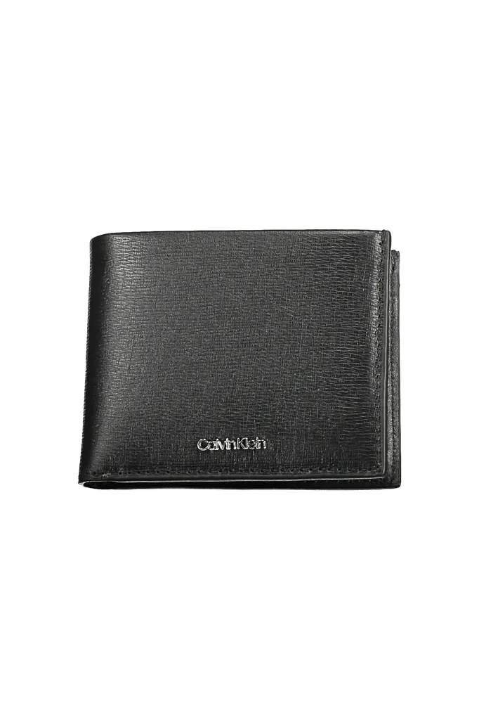 Portafoglio Calvin Klein k50k509989: Minimalismo in Pelle per l'Uomo Moderno