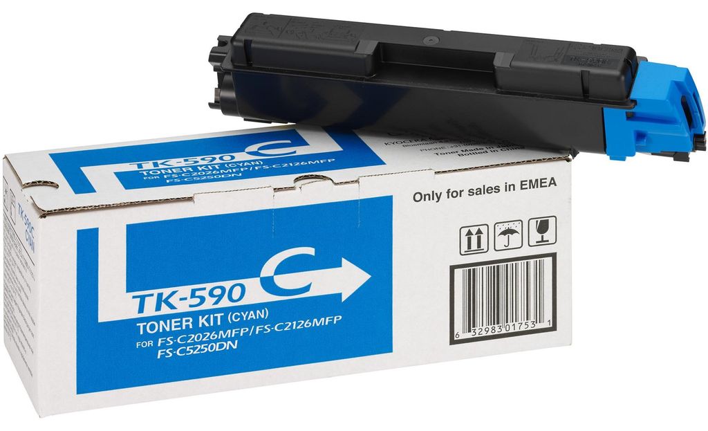 Kyocera TK-590C Tonerkartusche Cyan – 5000 Seiten Produktbild 
