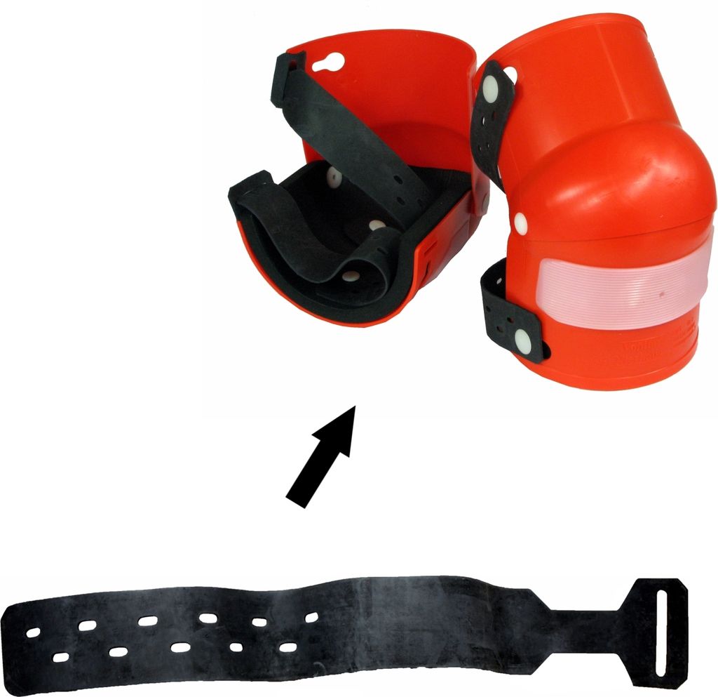 Gummiriemen 340 X 40 mm, für Knieschoner mit Gelenk / Stück