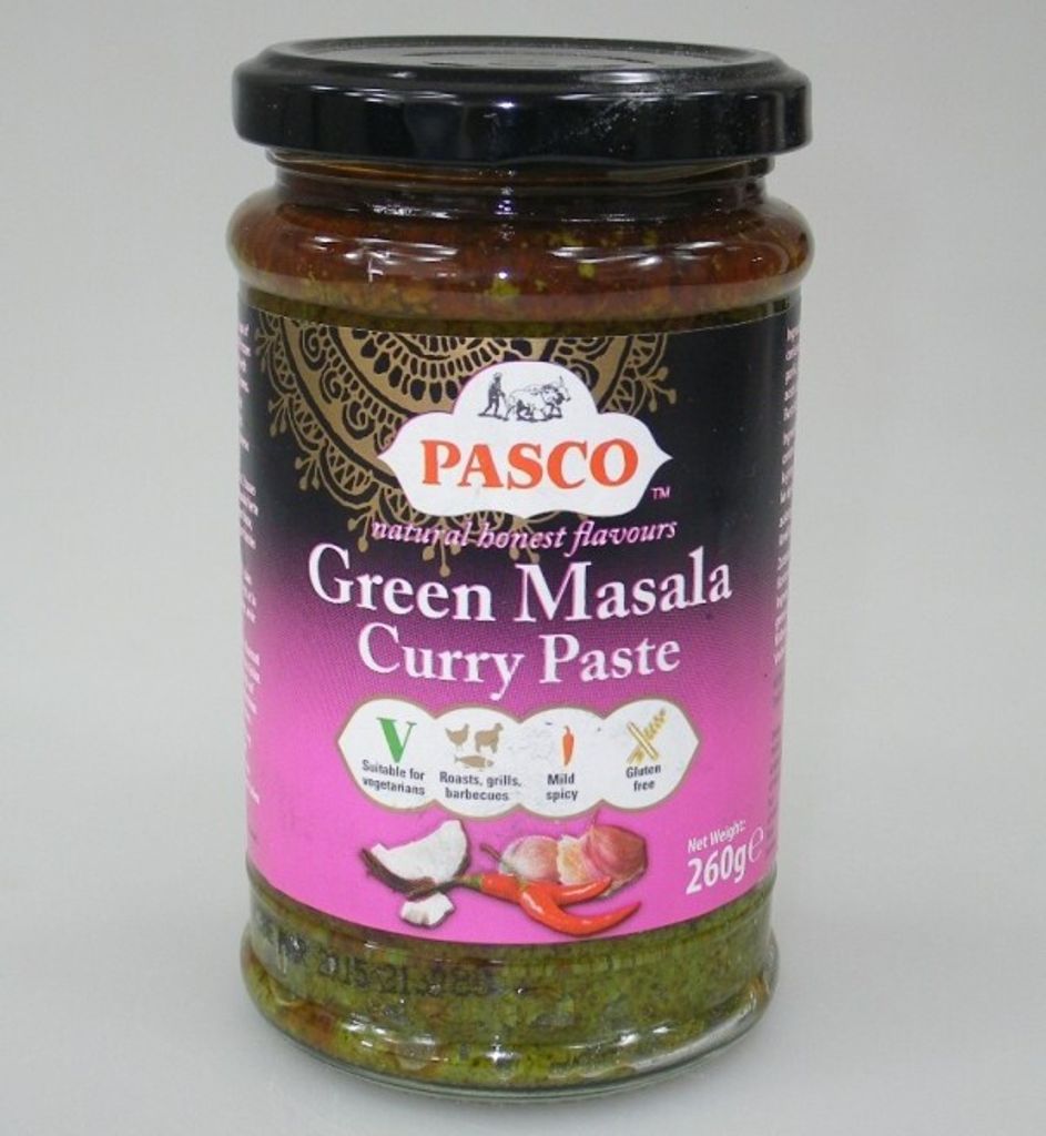 PASCO Grüne Masala Curry Paste 260g | Green Masala Curry Paste | GLUTENFREI