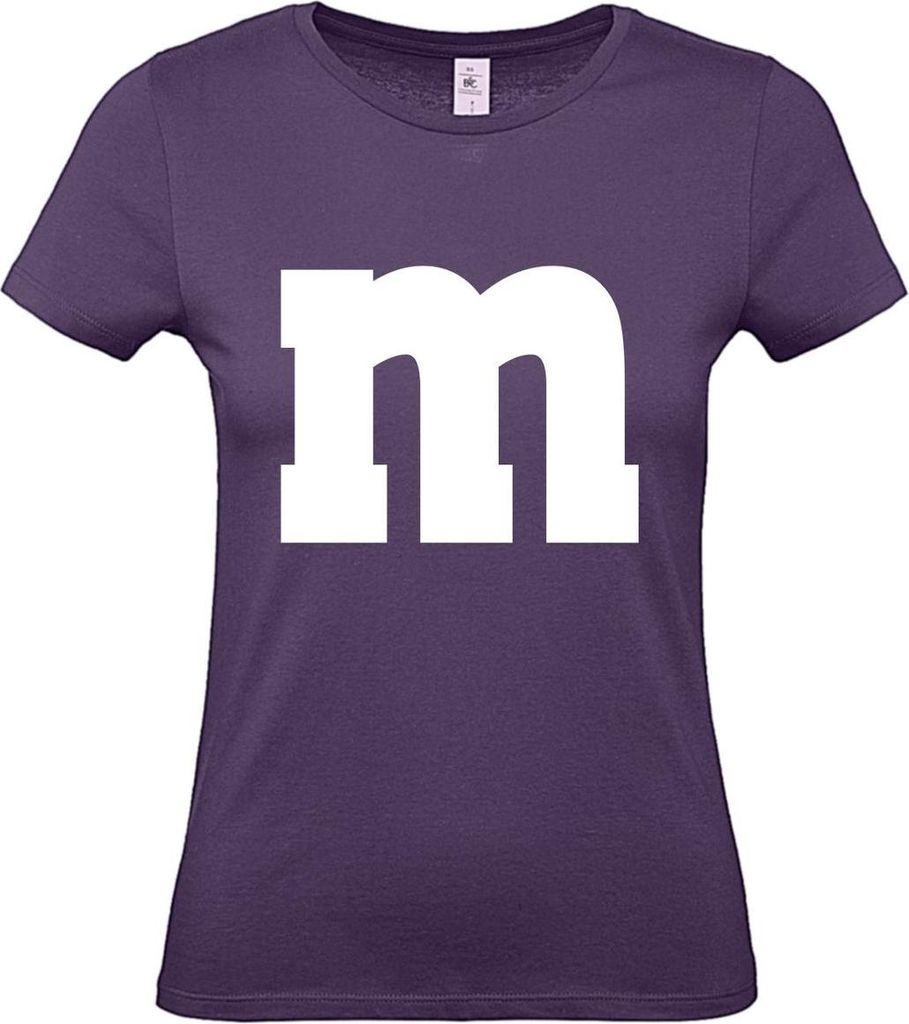 MM Shirt T-Shirt 100% Baumwolle M&M Damen Kostüm Produktbild 