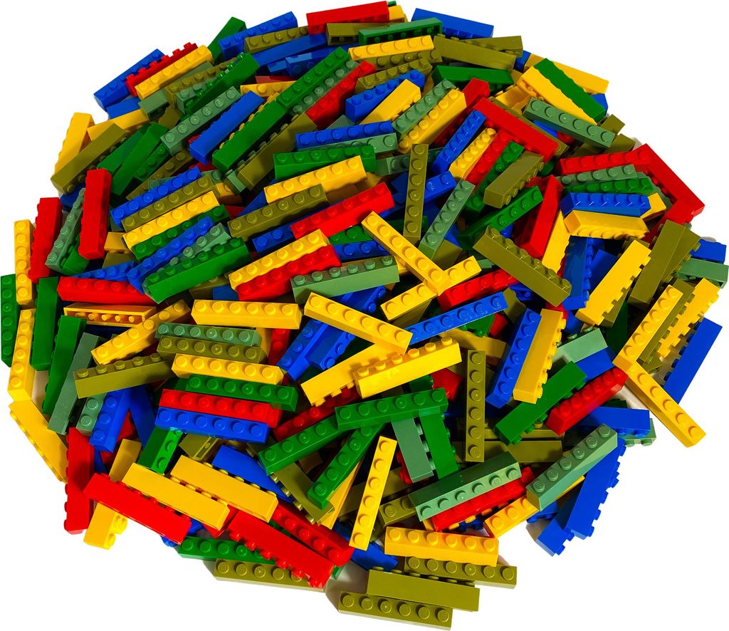LEGO® 1x6 mattoncini alti colorati misti - 3009 NUOVO! Immagine del prodotto 