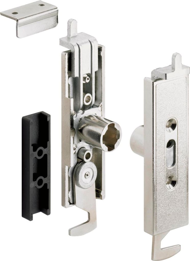 HETTICH PRESTIGE 2000 Zyl.-Doppeltürschloss Z23, Dornmaß 15, L20, vernickelt